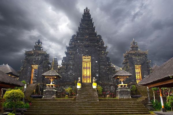 Indonesia-Bali Front of Besakih Temple